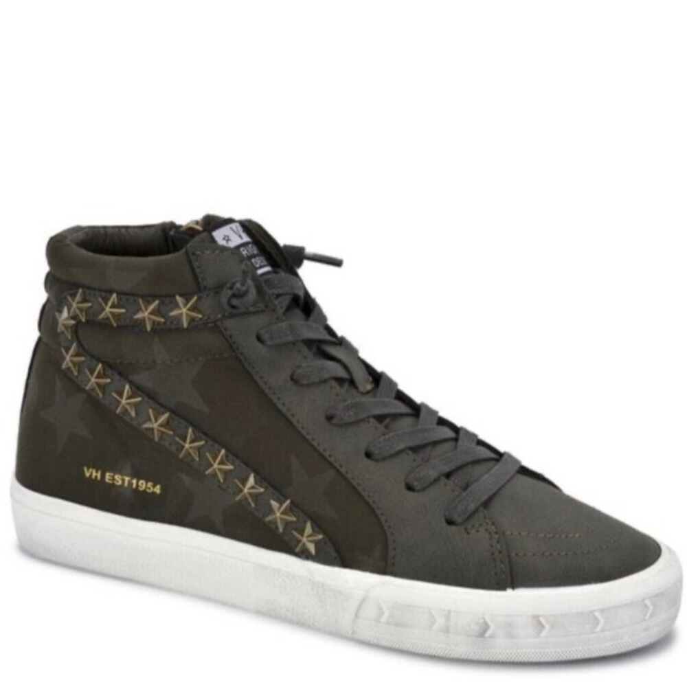 VINTAGE HAVANA - Women's Carbone HIGH TOP - Olive Sneakers SZ 10
